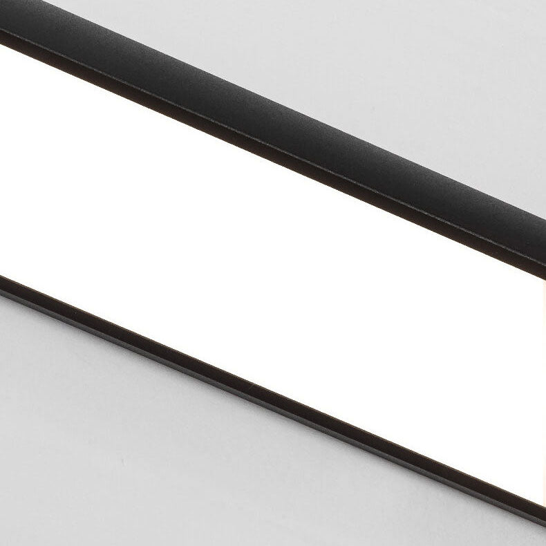 Contemporary Waterproof LED Wall Sconce Lamp for Outdoor Use - Long Bar Design in Aluminum and Acrylic