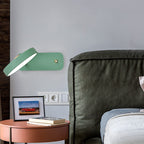 Nordic Minimalist Round Rotatable LED Wall Sconce for Reading