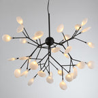 Contemporary Metal Branch LED Chandeliers with 27/36 Firefly Lights