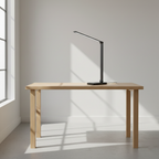 LED Desk Lamp with USB Charging Port, 5 Light Modes, Adjustable Brightness, Modern Eye-Friendly Design