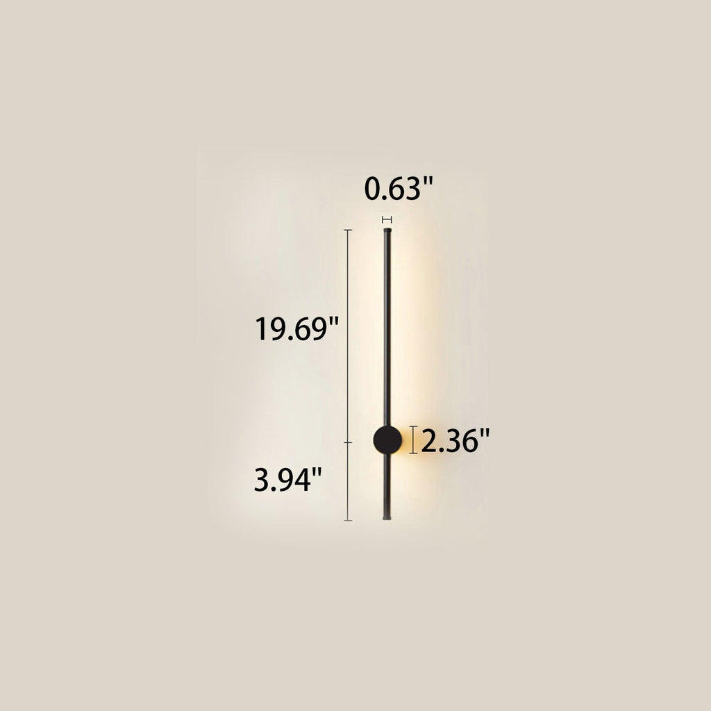 Sleek Aluminum LED Wall Sconce Light