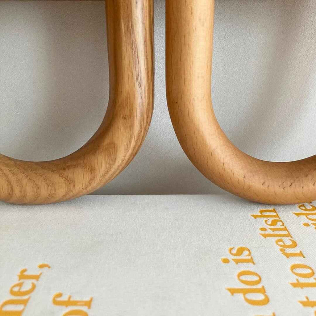 Bela Wall Sconce | Natural Beechwood, Soft Fabric Shade