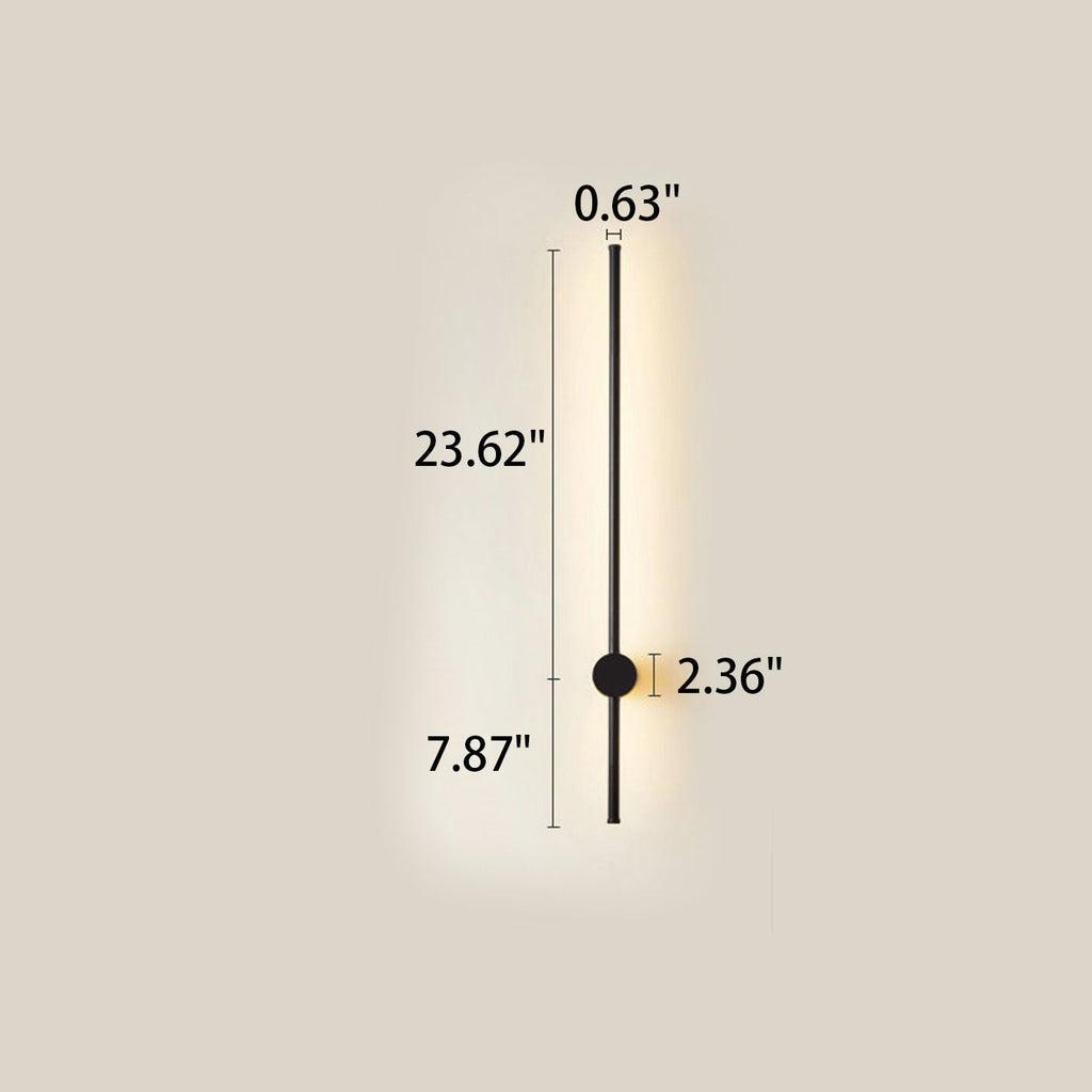 Sleek Aluminum LED Wall Sconce Light