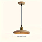 Boreal Pendant Light | Solid Wood, Adjustable Height