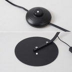 Eclipse – Black Minimalist Curved LED Floor Lamp 40W