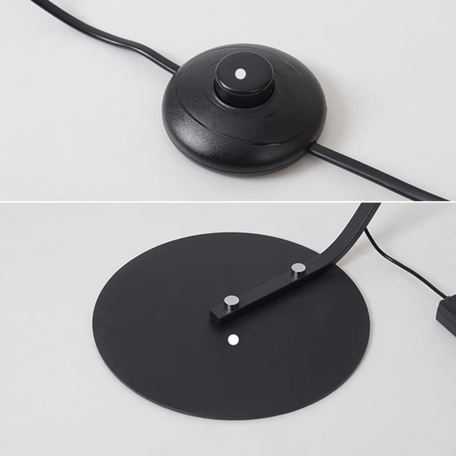 Eclipse – Black Minimalist Curved LED Floor Lamp 40W