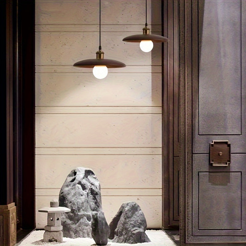 Boreal Pendant Light | Solid Wood, Adjustable Height