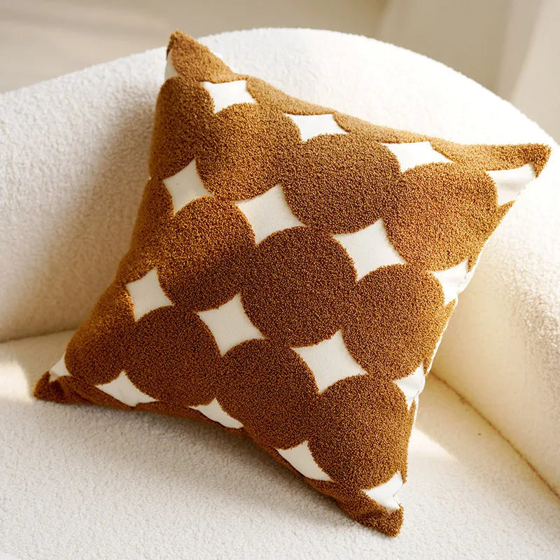 Cavalli Cushion Cover | Embroidered Animal Prints, 45x45 cm
