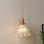 Virelian - Nordic Glass Pendant Lamp with Copper