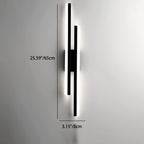 Contemporary Minimalist Iron and Acrylic LED Wall Sconce