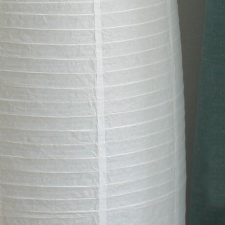 Nordic Minimalist Rice Paper 2-Light Column Floor Lamp
