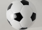 Artistic Basketball and Soccer 1-Light Semi-Flush Mount Ceiling Fixture