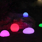 Waterproof Solar-Powered PE Spherical LED Outdoor Lawn Light