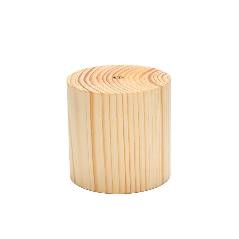 Artistic Wooden LED Touch-Control Night Lamp