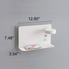 Contemporary Square Iron LED Wall Sconce Lamp with USB Rechargeable Feature