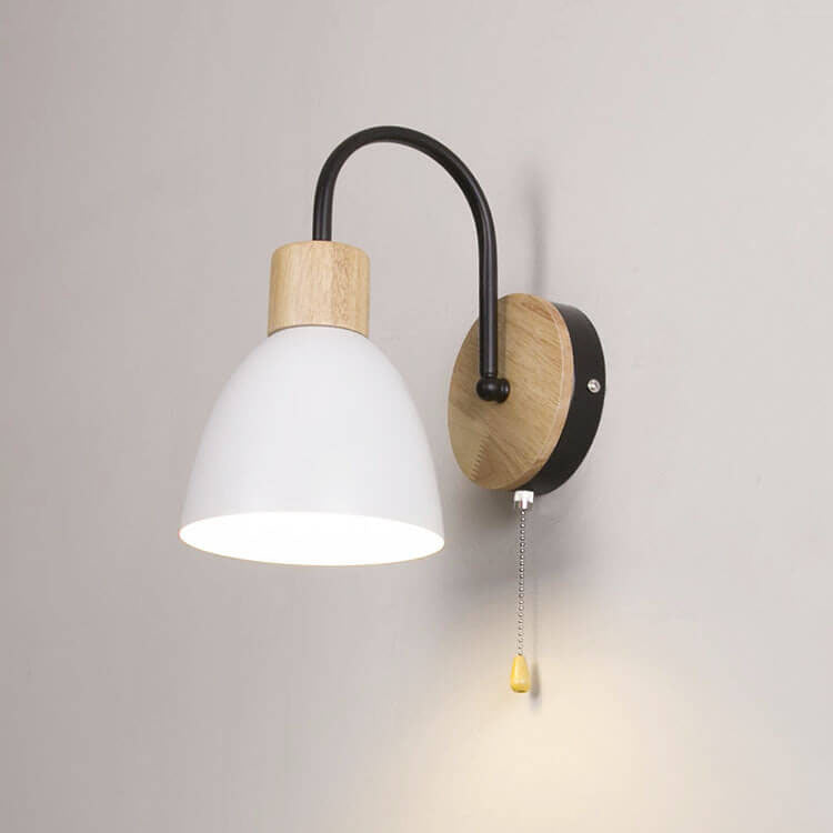 Northern Macaron Single-Light Wall Lamp with Zipper Switch