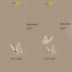 Elegant Acrylic Butterfly LED Pendant Lamp