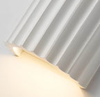 Striped Half Cylinder Macaron Resin Wall Sconce Lamp with 1 Light