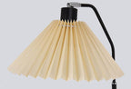 Minimalist Pleated Fabric Shade LED Floor Lamp | 1-Light Standing