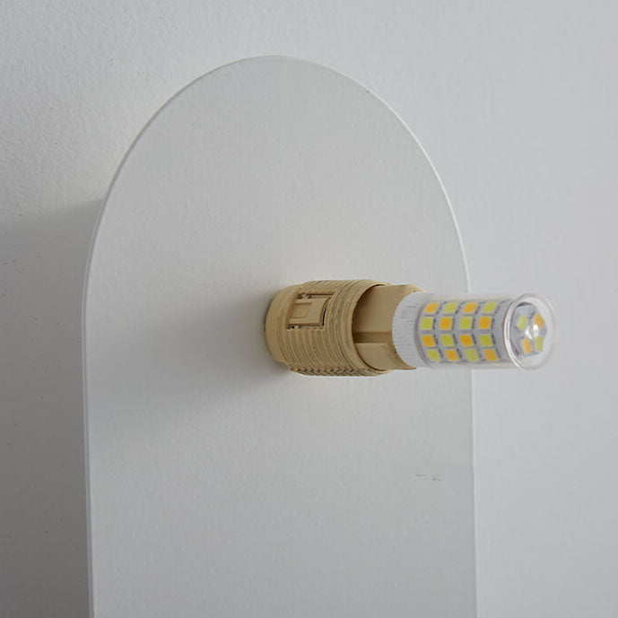 Nordic Minimalist Glass Ring 1-Light Wall Sconce