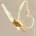 Elegant Acrylic Butterfly LED Pendant Lamp