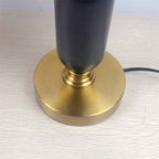 Vintage-Inspired Pleated Shade Column Base Table Lamp with 1 Light