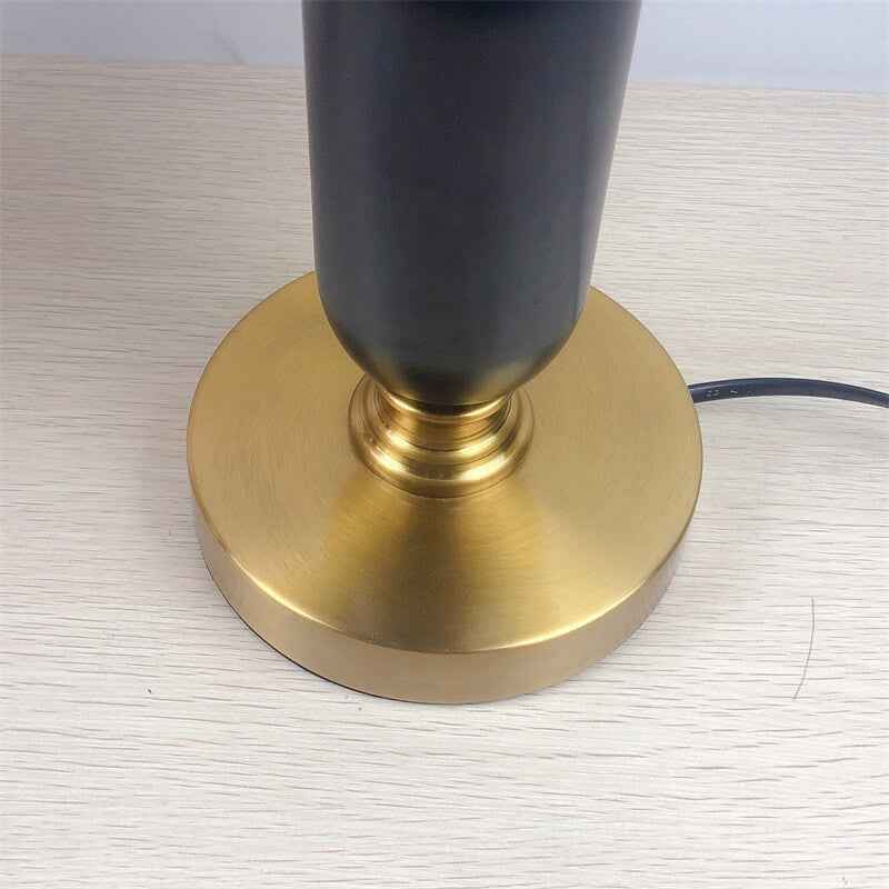 Vintage-Inspired Pleated Shade Column Base Table Lamp with 1 Light