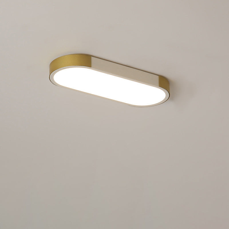 Modern Minimalist Rectangular LED Ceiling Light | 1-Light Flush Mount