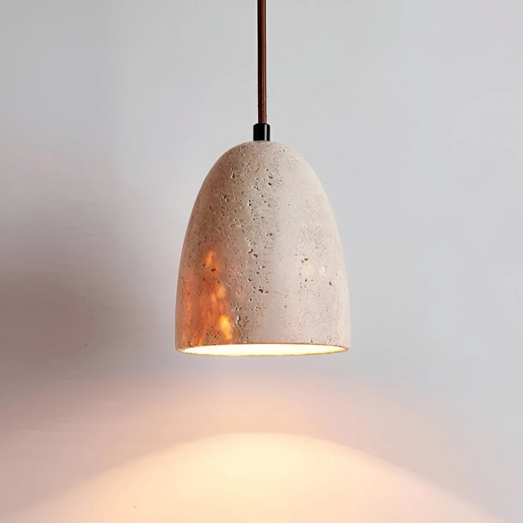 Nerina - Vintage Travertine Hanging Lamp