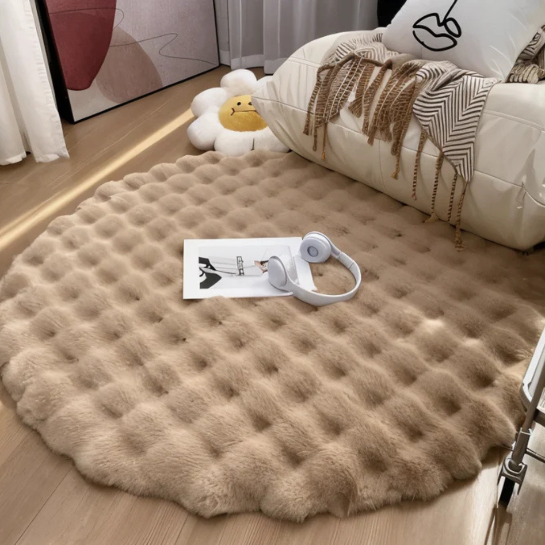 Cush - Round Floor Rug 90x90 Fleece