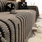 Heritage Plush Sofa Cover with Tufting