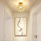 Zyvia - Luxury Glass Flower Ceiling Lamp