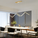 Flick - LED hanging lamp in triangular shape