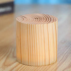 Artistic Wooden LED Touch-Control Night Lamp