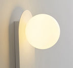 Nordic Minimalist Glass Ring 1-Light Wall Sconce