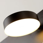 Contemporary Square Iron LED Wall Sconce Lamp with USB Rechargeable Feature