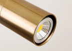 Contemporary Gold 1-Light LED Spotlight Pendant