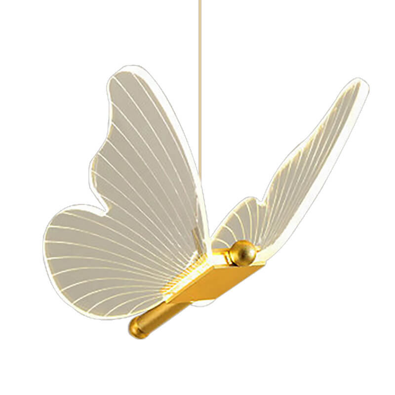Elegant Acrylic Butterfly LED Pendant Lamp