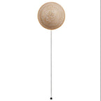 Modern Minimalist Travertine Round Wall Sconce LED 1-Light