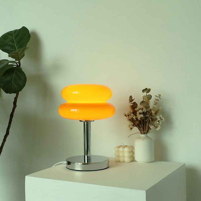 Contemporary Glass Tart 1-Light Table Lamp