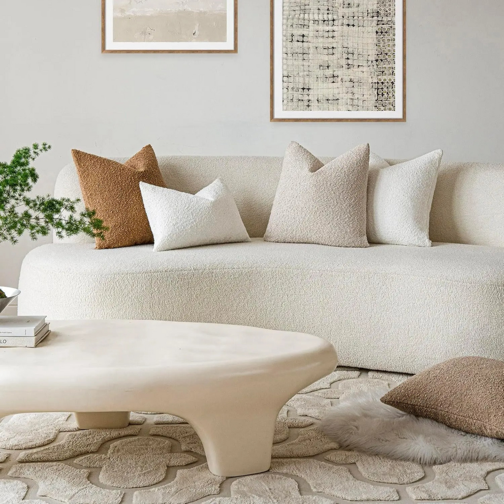 Bela Bouclé Kussenhoes | Elegant Design, 45x45 cm