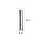 Contemporary Waterproof Outdoor Garden Wall Light with Long Acrylic Solar LED