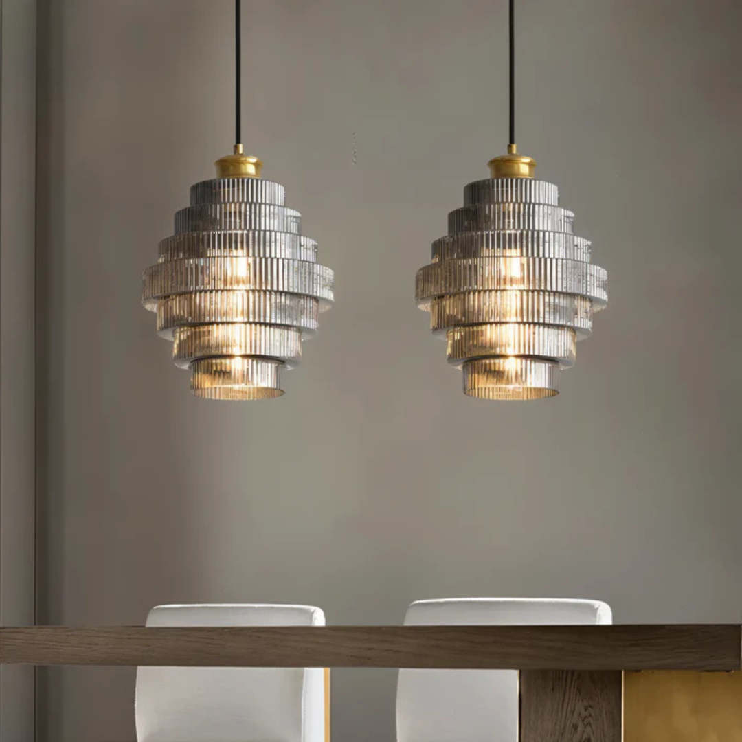 Hebes - Vintage Hanging Lamp Glass
