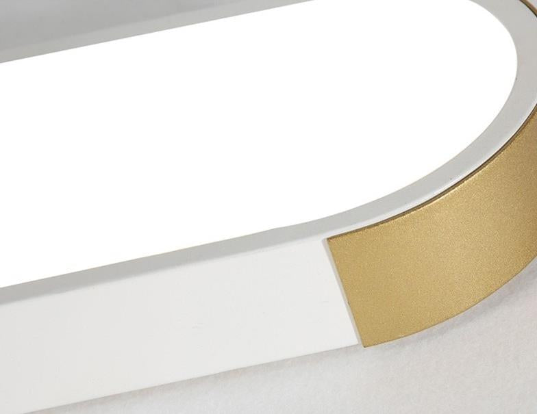 Modern Minimalist Rectangular LED Ceiling Light | 1-Light Flush Mount