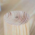 Artistic Wooden LED Touch-Control Night Lamp