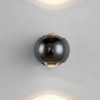 Cino Wandlamp | Metaal met Kristalglas, Up & Down Licht