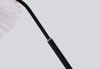 Elegant Minimalist Fabric Pleated Shade Floor Lamp with Single Light