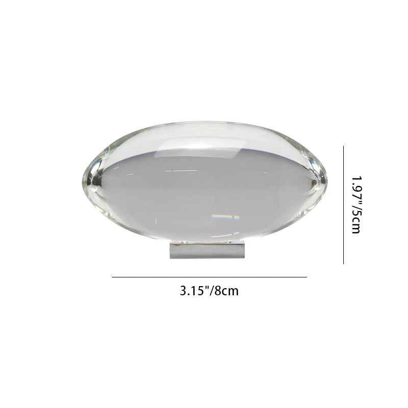 Artistic Crystal Projection Angel Eye LED Desk Lamp