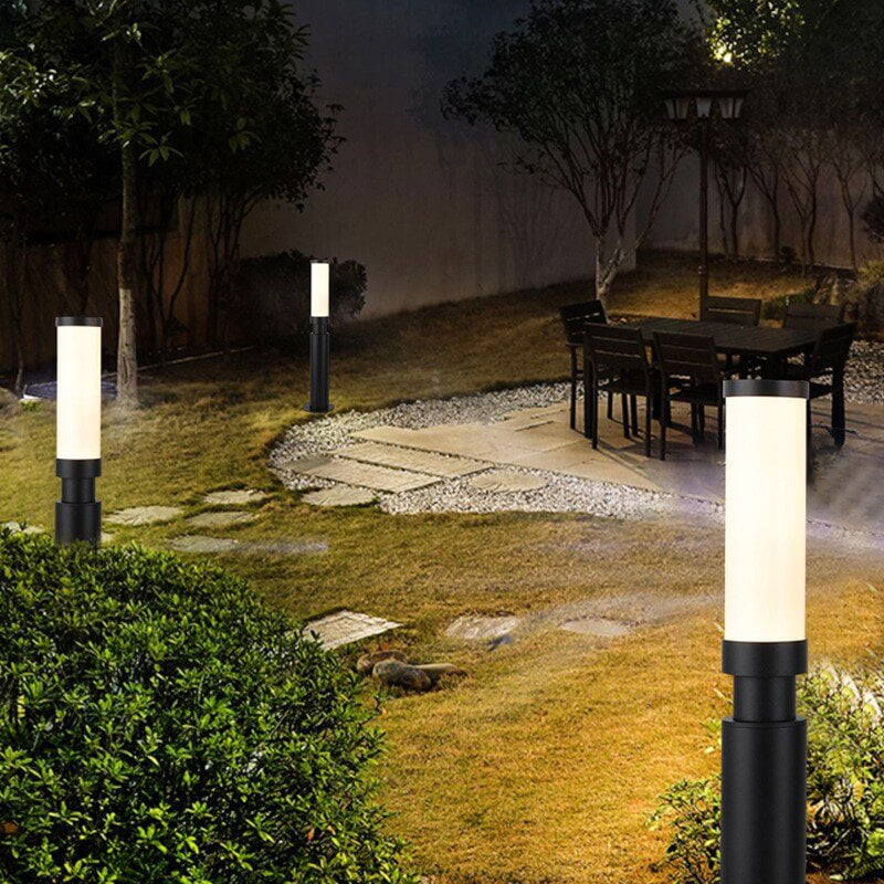 Contemporary Acrylic Waterproof LED Outdoor Lawn Lamp with Creative Lipstick Design