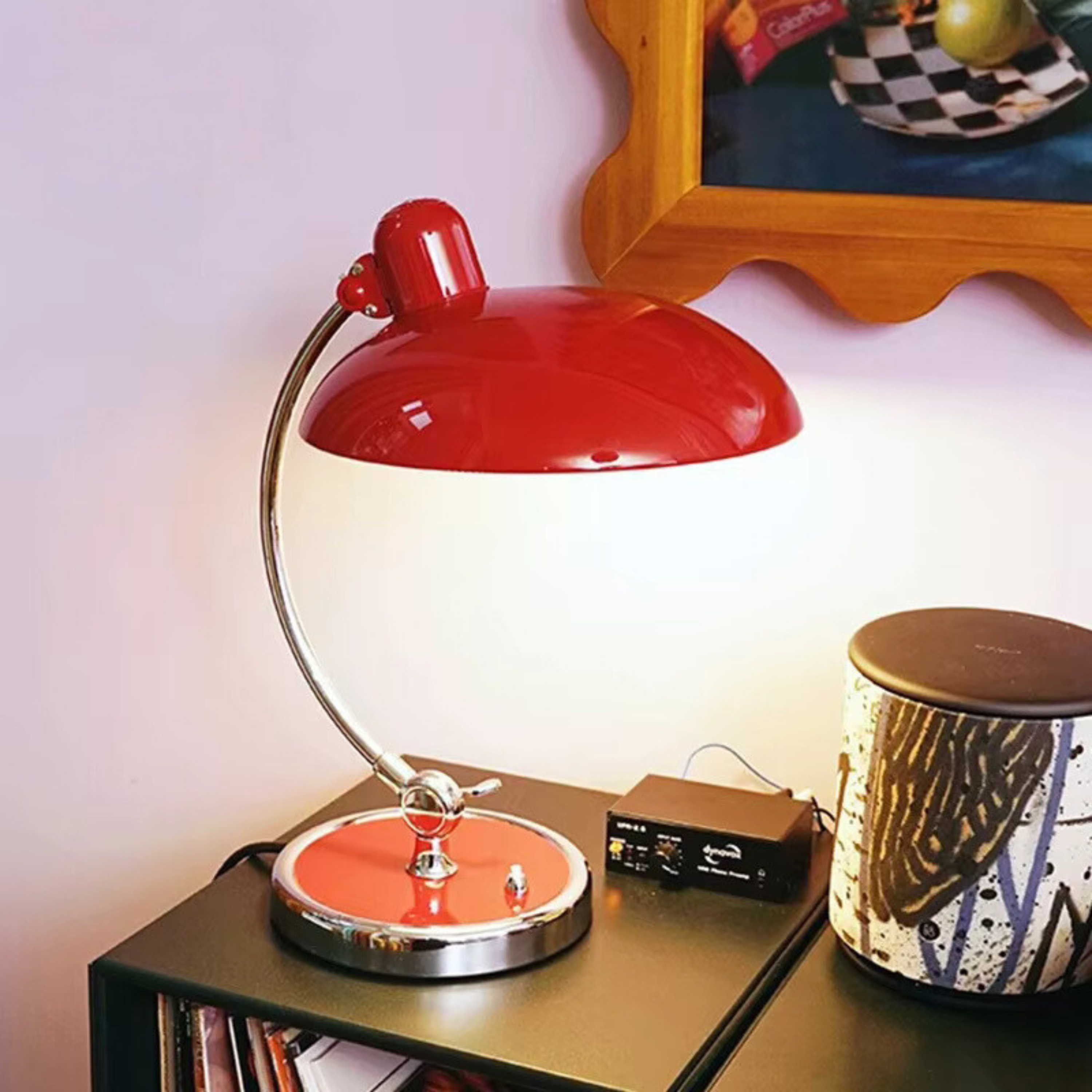 Modern Bauhaus Dome Table Lamp | 1-Light
